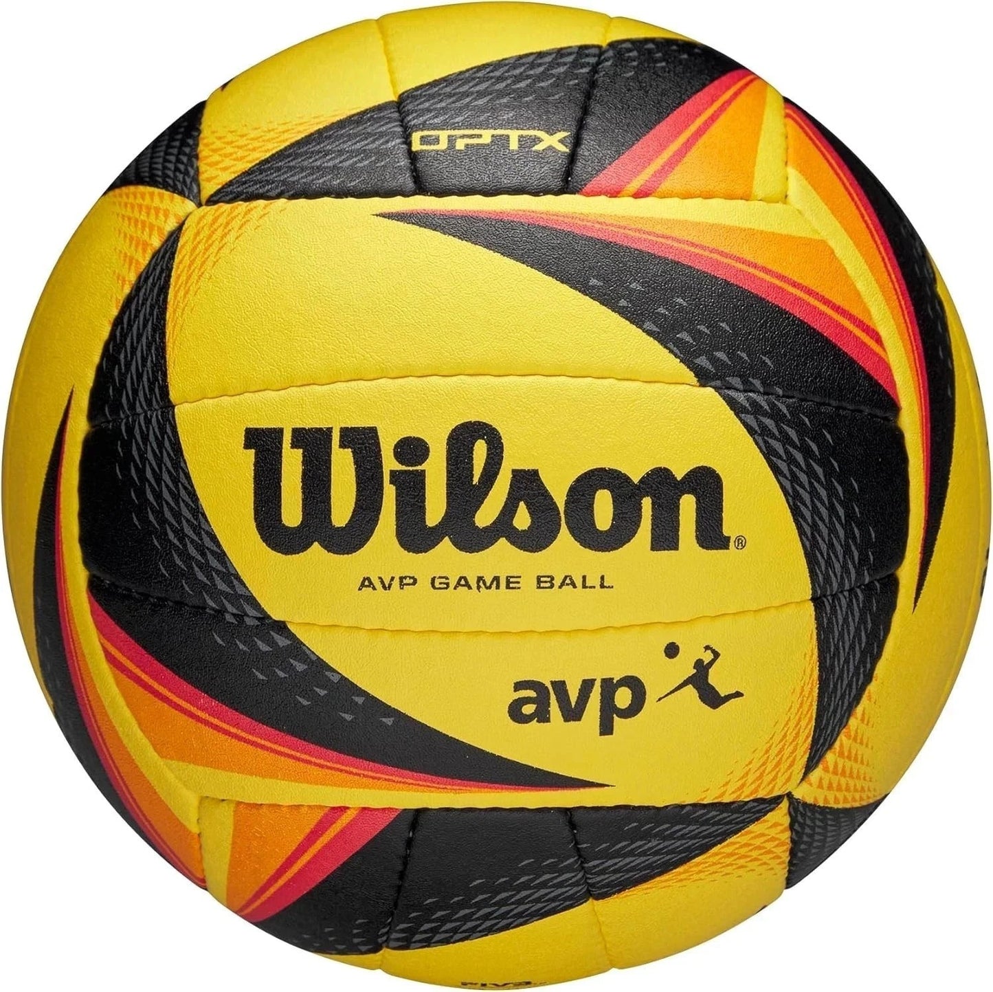 Wilson OPTX AVP Official GB Beach Volleyball – Black/Yellow